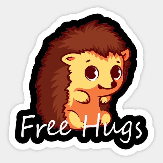 free hugs hedgehogs funny animal Sticker by LOVILOVI